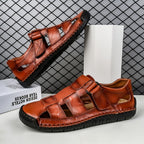 Men adjustable strap outdoor sandals