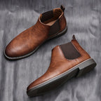 Men's ankle boots with slip-resistant sole
