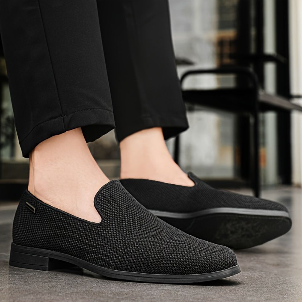 Men breathable slip on casual loafers