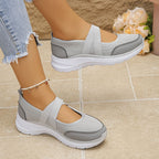 Women's elastic strap sneakers