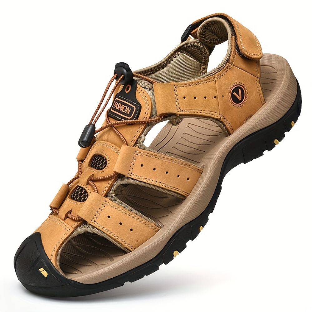 Men breathable adjustable strap sandals