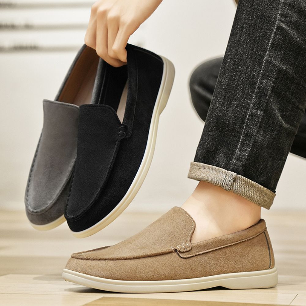 Men slip on lightweight casual loafers