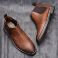Men's ankle boots with slip-resistant sole
