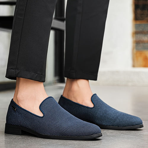 Men breathable slip on casual loafers