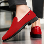 Men breathable slip on casual loafers