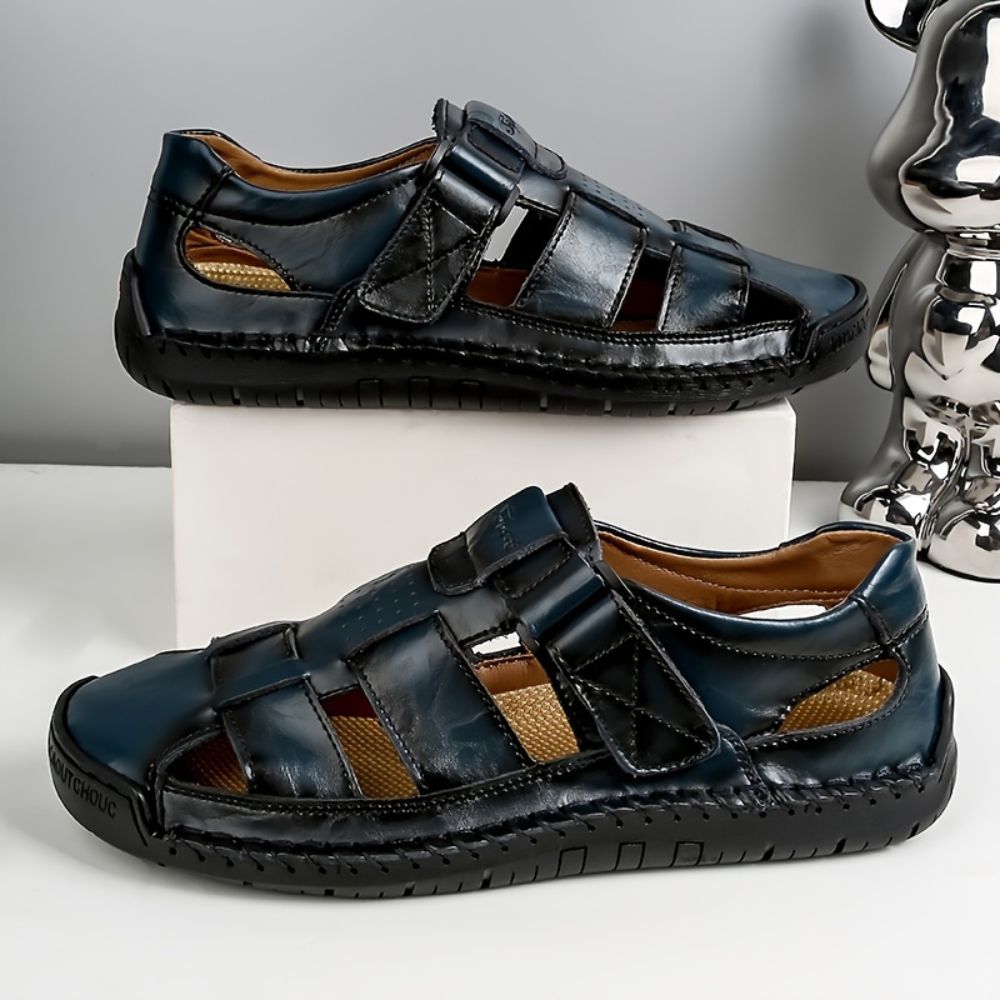 Men adjustable strap outdoor sandals