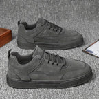 Men lace up low top casual sneakers