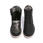 Men's winter hiking boots with cozy lining