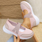 Women's elastic strap sneakers