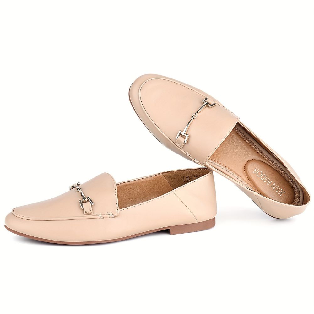 Women’s slip-on penny loafers with pointed toes