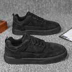 Men lace up low top casual sneakers