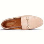 Women’s slip-on penny loafers with pointed toes