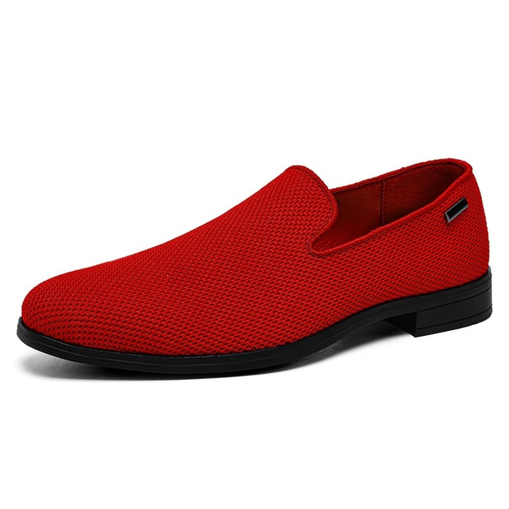 Men breathable slip on casual loafers