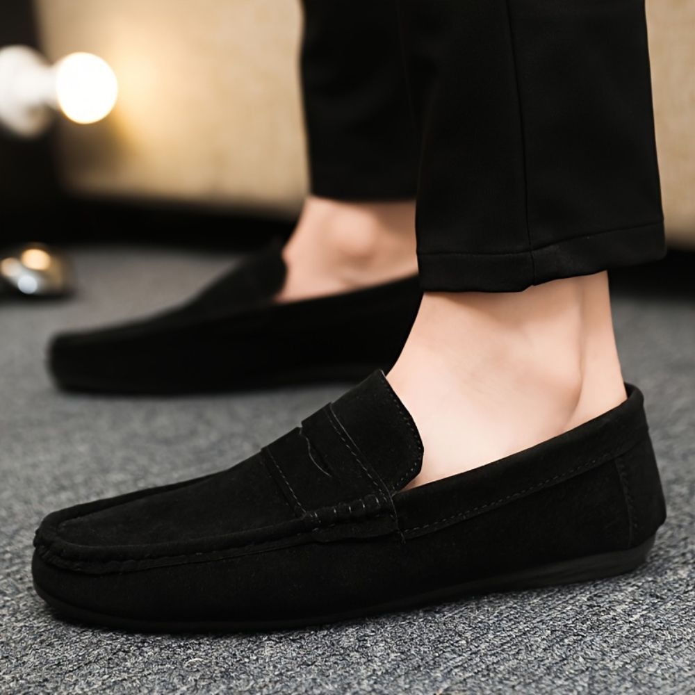 Men slip on casual low top loafers