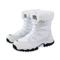 Women’s high-top snow boots with thick sole