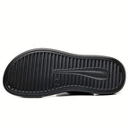 Men slip on toe loop beach sandals