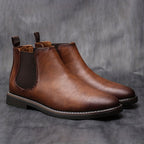 Men's ankle boots with slip-resistant sole