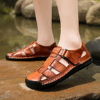 Men adjustable strap outdoor sandals